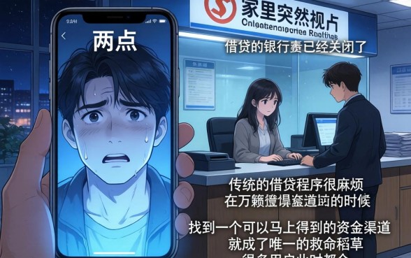 夜晚能秒批贷款，梳理5个不审核夜间直接放款的网贷app