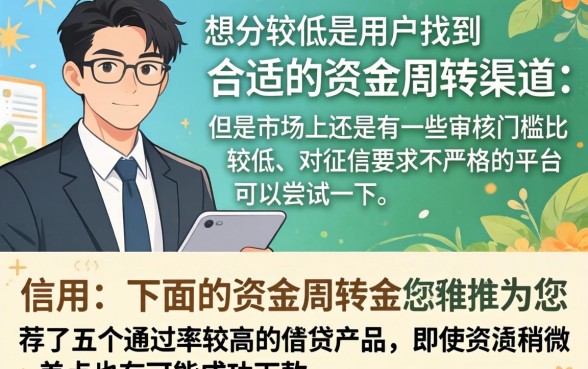 有没有信用分低的贷款平台，汇整5个黑到不能再黑都能下款的口子