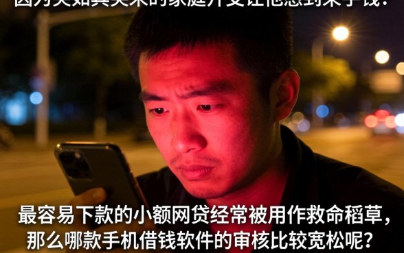最容易下款的小额网贷，精选五个手机可以临时借钱的软件