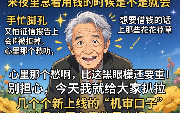 机审的口子晚上能下款,筛选5个新上线贷款平台门槛低口子