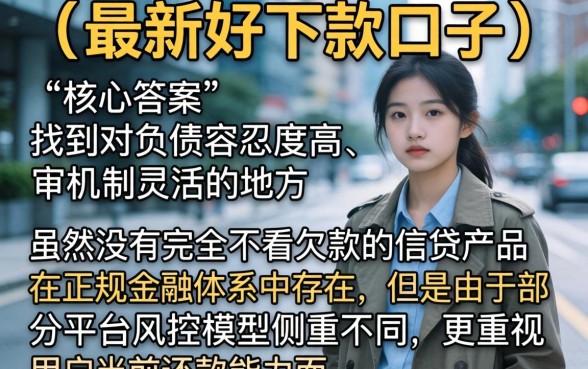 最新好下款的口子有哪些，诚意推荐5个不看欠款的贷款软件