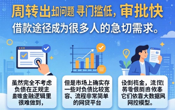 容易借的贷款平台排行，汇整5个不看负债秒下款的网贷软件