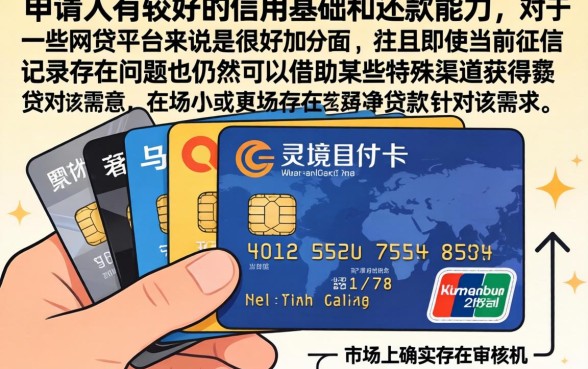 有信用卡可下款的口子，梳理五个网贷黑户必过平台