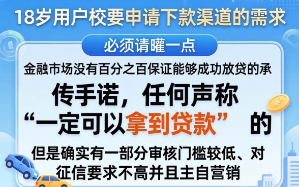 18岁一定下款的网贷口子，梳理五个无视黑白贷款口子