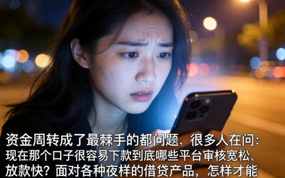 现在那个口子容易下款，筛选五个值得信赖的借钱app