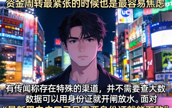 最新黑白户口子仅需身份证，陈列5个网黑夜间可下款的口子