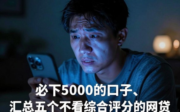 必下5000的口子，汇总五个不看综合评分的网贷