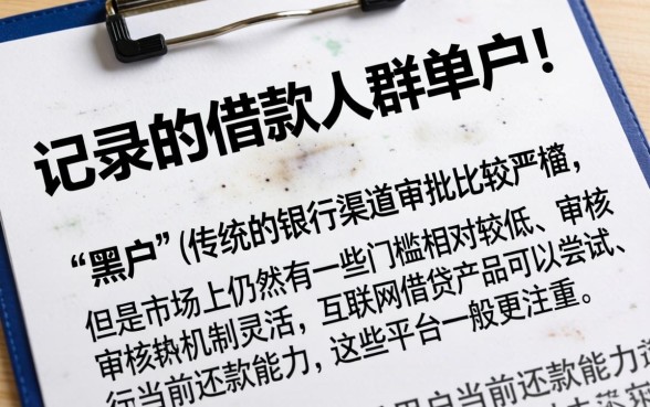 黑户都容易下款的网贷口子，筛选五个黑户能下款的软件