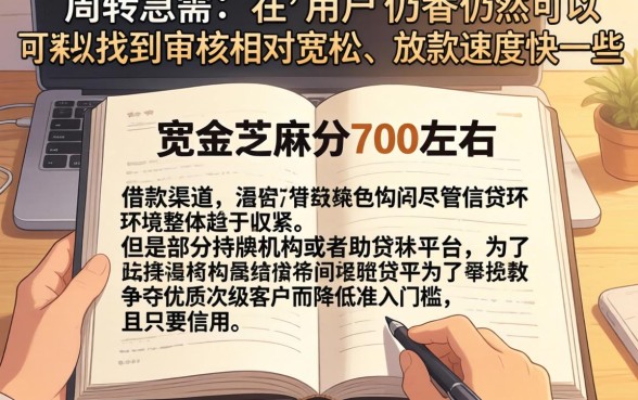 现在还有能下款的口子，概览5个秒下700芝麻分贷款app