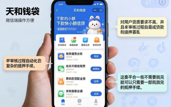 天和钱袋一样在微信下款的口子，条列5个轻松借款无压力软件