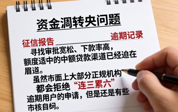 最近易下款的中额贷款口子，罗列5个逾期太多能下款口子