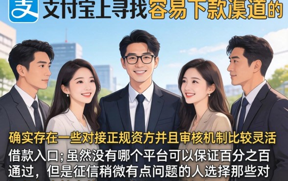 支付宝上好下钱的口子,汇整5个征信瑕疵也能借网贷轻松下款的平台