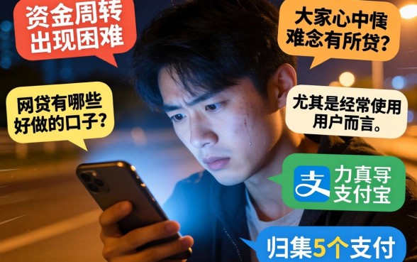 网贷都有什么口子好做，归集5个支付宝快贷轻松借口子