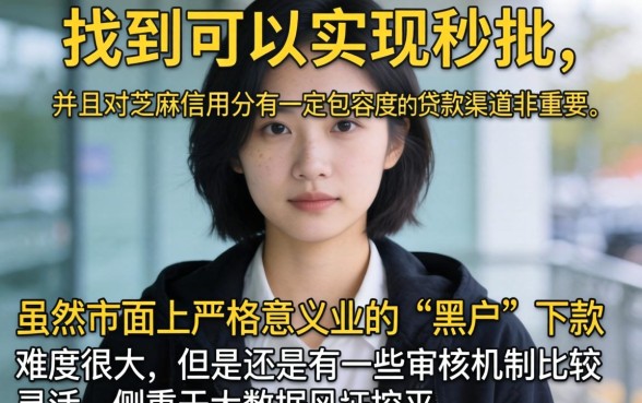 秒批的芝麻分贷款口子，枚举五个黑户成功获取大额贷款的app