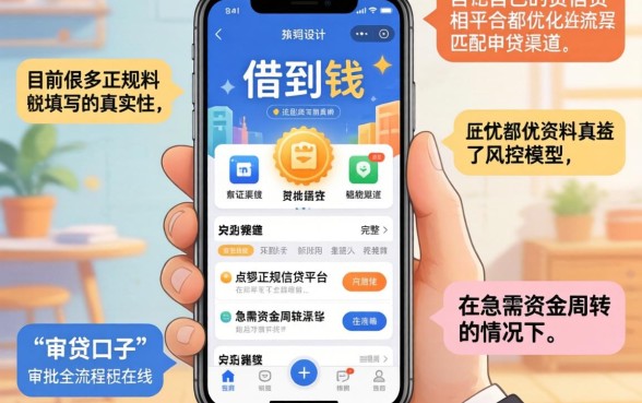怎么才可以向手机借钱,归纳5个审贷口子审核加快的平台