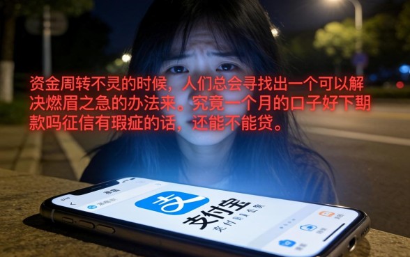 哪些一个月的口子好下款，诚意推荐5个支付宝花呗逾期万元快速贷款口子