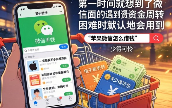 苹果微信怎么借钱，汇整5个芝麻借款实时到账速借口子