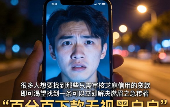 只需审核芝麻信用的贷款，梳理5个百分百下款无视黑白户网贷平台