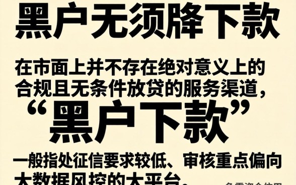 有什么高通过率的贷款平台，精选五个黑户无条件下款的平台