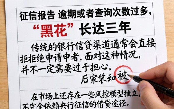 征信黑花了三年怎么办呢，梳理5个不查征信好下款的网贷口子