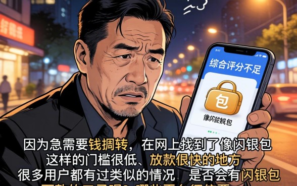 像闪银包下款的口子有，胪列五个对征信宽松的网贷平台