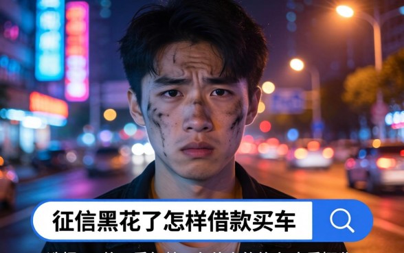 征信黑花了怎么借款买车子，概览5个不看年龄征信负债的软件