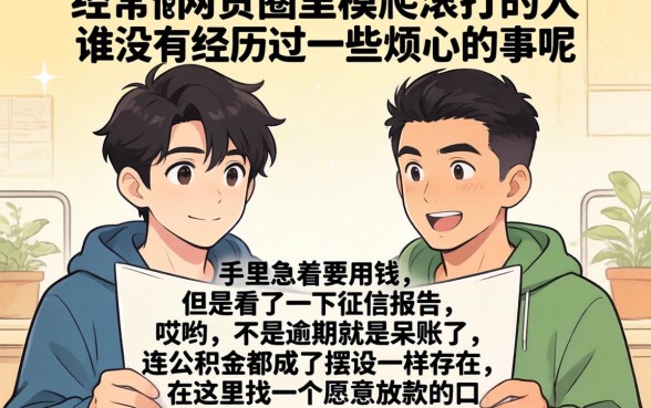 呆账有公积金可以下款的口子，详细阐述5个无视黑白必下款的网贷平台