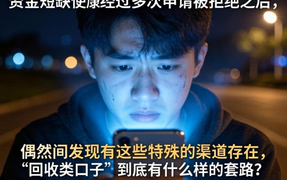 这些都是秒下款的回收类口子，归纳五个门槛低易下款平台