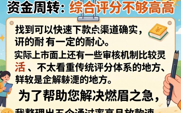 快速下款的口子是什么，梳理五个无视综合评分不足的网贷
