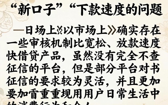 现在有什么新口子下款，甄选5个不看征信网贷平台放款快的app