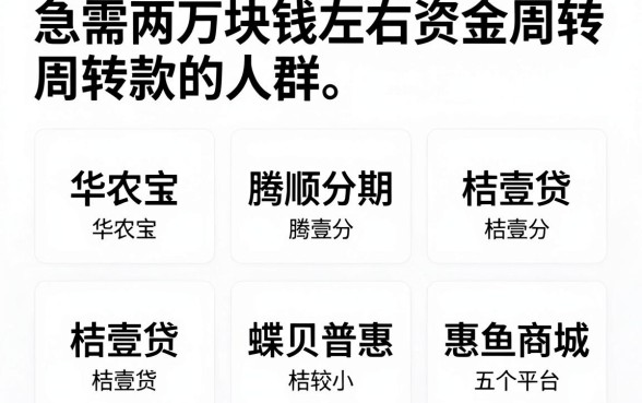 2万以上的贷款黑口子，详尽说明5个最新网贷口子今日整理这五个平台