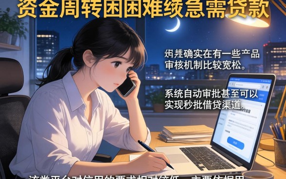 年前没风控的网贷口子，诚意推荐5个不审核夜间直接放款的网贷软件