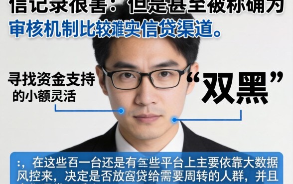 超级烂户双黑下款口子，胪列五个不看征信小额借钱的平台