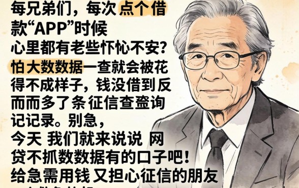 网贷不抓大数据的口子，精选5个简单容易贷款软件