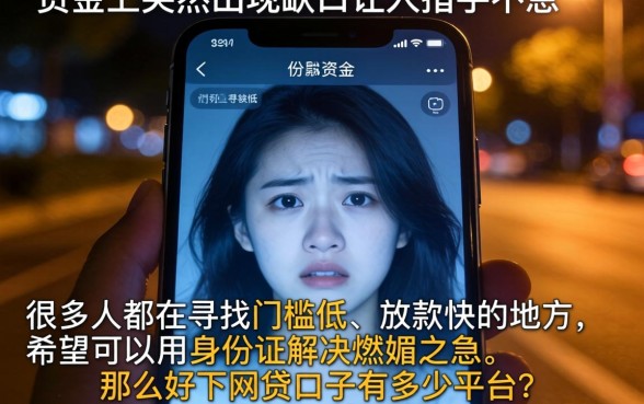 好下的网贷口子有哪些平台呢，揭秘五个凭身份证借款的软件