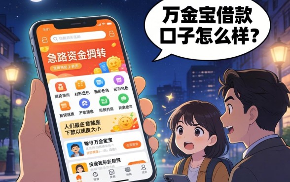 万金宝借款口子怎么样，详细阐述5个分期有额度的网贷软件