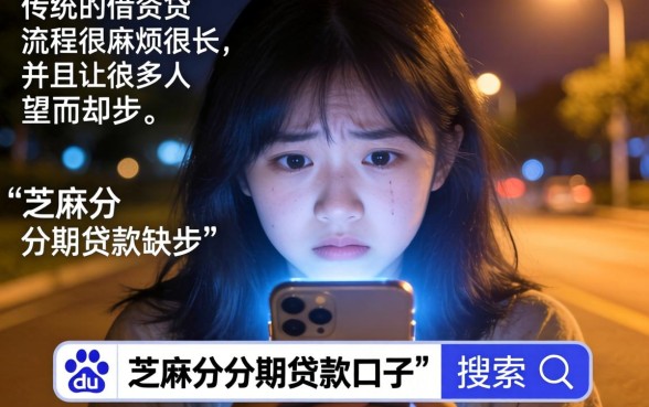 芝麻分分期贷款口子,筛选五个可以借钱不用审核的口子