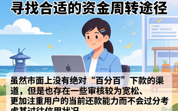 征信超烂能下贷款的口子，汇总五个无视黑白百分百下款的借款app