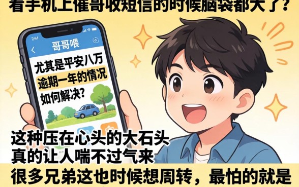 平安八万逾期一年了怎么办，归集五个支付宝花呗逾期万元快速贷款软件