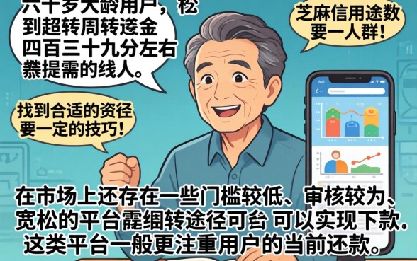 60岁小额贷款易通过平台，揭秘5个芝麻信用439分下款的app