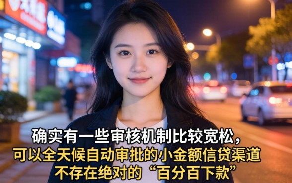 晚上能下款的回收口子，遴选5个无视黑白100%秒下网贷小额夜间口子