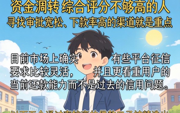 小额贷款去哪贷最容易通过，热忱推荐5个无视综合评分不足必下款口子