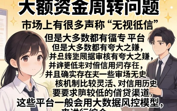 网贷能下20万的口子，诚意推荐五个轻松借款无征信记录的软件