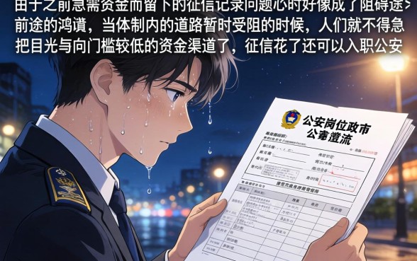 征信花了还能入职公安吗，概览五个快速下款无视征信的app