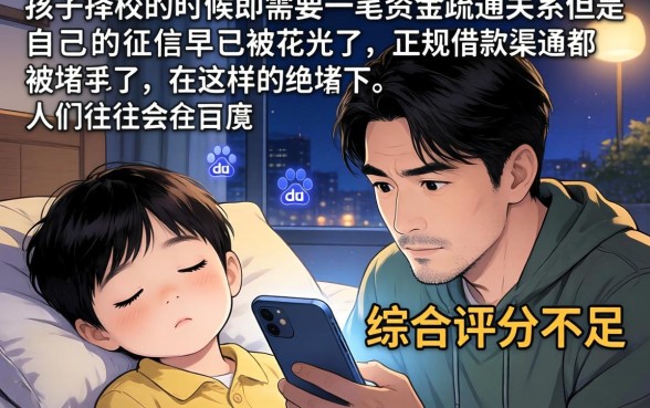 征信黑花了孩子还能上学吗，规整5个无视黑白100%秒下网贷小额夜间口子