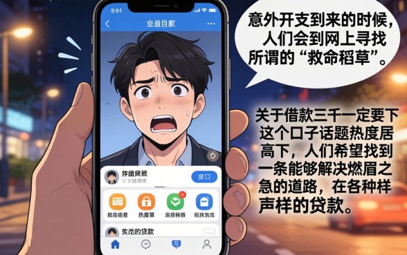 借款3000必下的口子，遴选5个无视黑白百分百下款的借款app