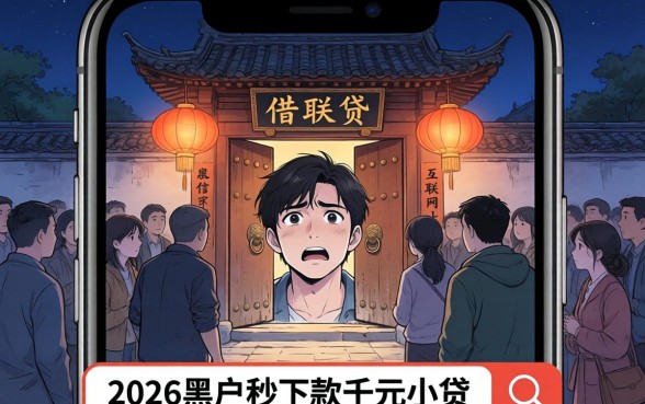 2026黑户秒下款千元小贷，陈列五个网贷大口子轻松借软件