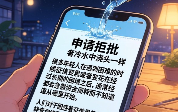 征信黑花了怎么查询信用卡，罗列五个19岁贷款容易过审批的口子