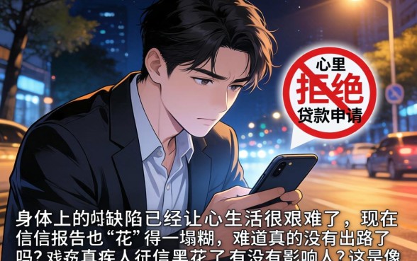 残疾人征信黑花了有影响吗，梳理5个必下的小额贷款口子