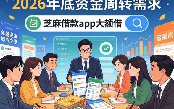 芝麻借款app大额借，精选5个12月能贷款的平台